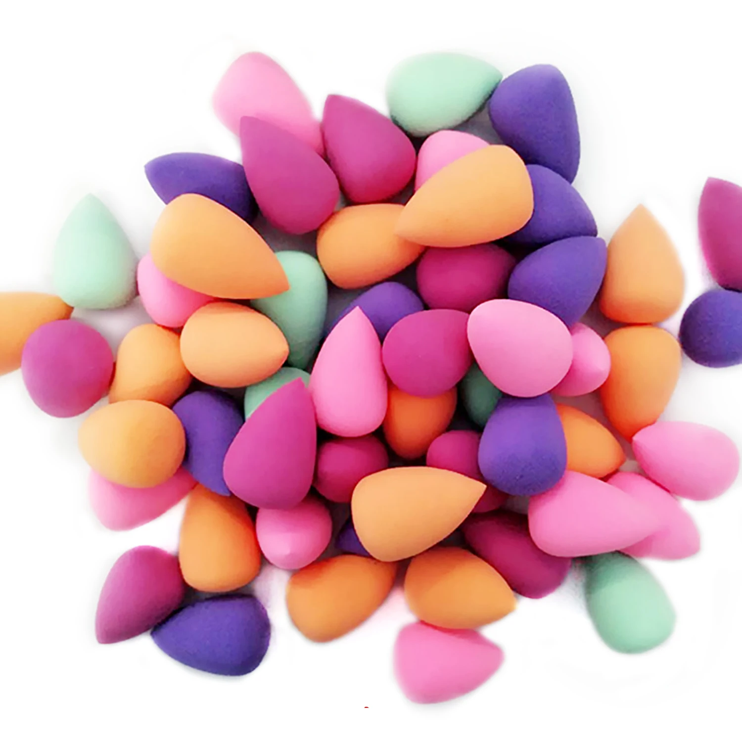 

50pcs Mini Makeup Sponge puff Water Drop Shape Makeup Soft Foundation puff Hydrophilic Powder Foundation Sponge Cosmetic Puffs