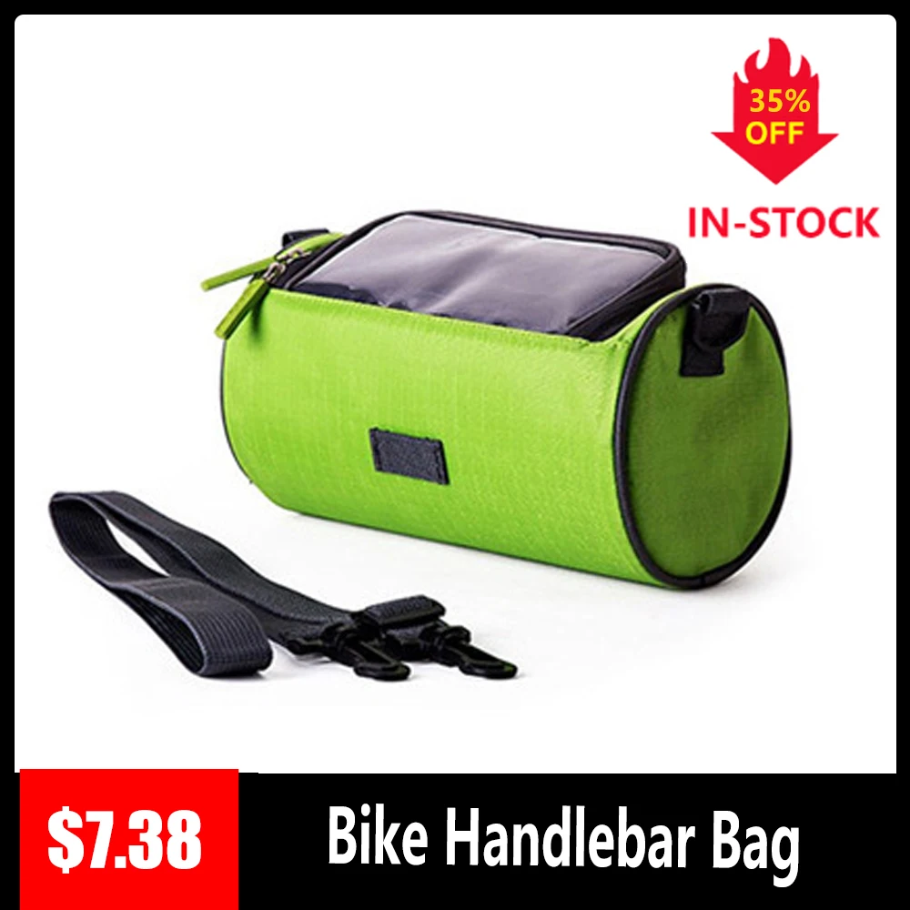 Bike Handlebar Bag Waterproof Front Bag Bicycle Storage Bag Remove