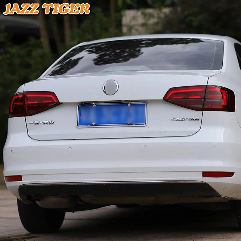 Автомобильный светодиодный задний светильник, задний светильник для Volkswagen Jetta-, задний противотуманный фонарь+ тормозной светильник+ Реверс+ Динамический сигнал поворота