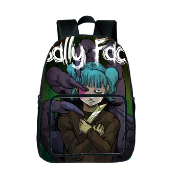 

Sally Face 16inch School Backpack Shoulder-Bag Teenage Boys Girls Women Men Travel Backpacks Sally Face Print Children Backpack