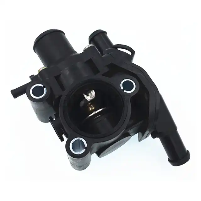XS4G 9K478 BB Auto Thermostat w/ Housing Complete Kit For Ford For