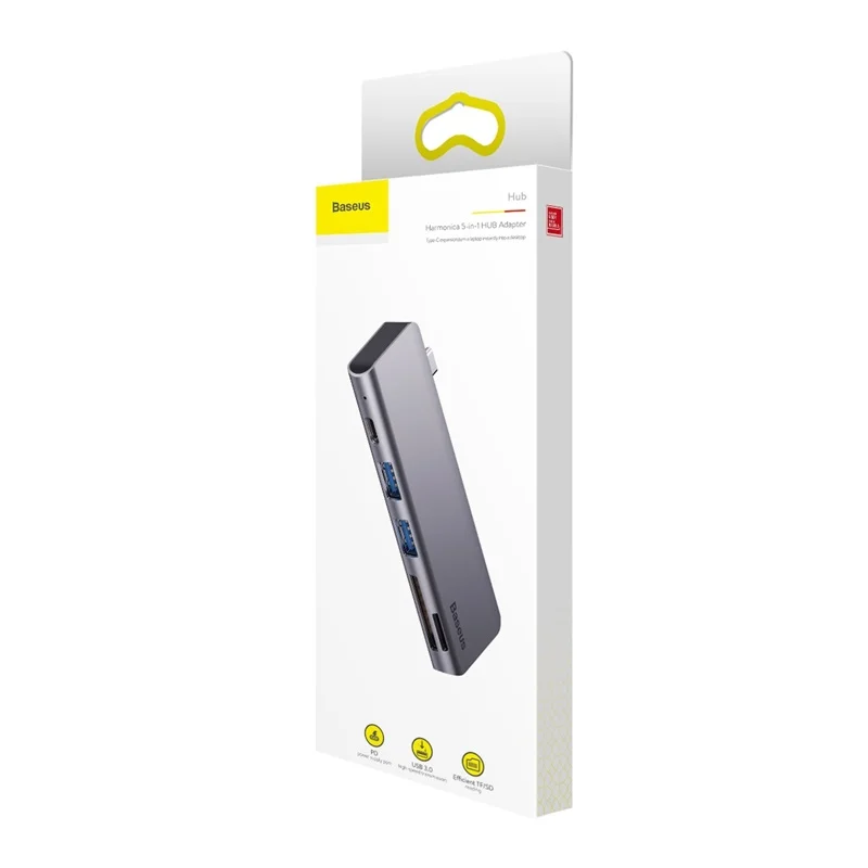 Baseus USB C концентратор Тип с разъемами типа c и мульти Порты 3 0 USB3.0 Мощность адаптер
