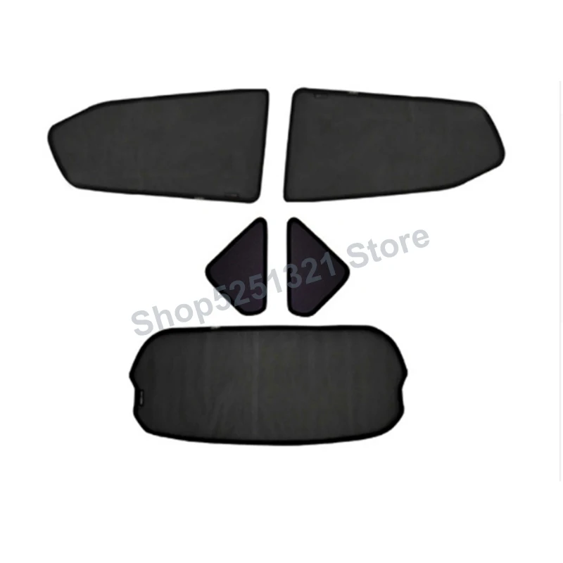 Magnetic Car Door Sun Shade Car Window Sunshade For Volkswagen VW Touran LGolf Sportsvan Gran Lavida Lamando Car accessories - Цвет: 5 pcs