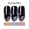 Nacido bastante brillante metálico pintura Gel esmalte de uñas en Gel eliminable en remojo polaco flor dibujo oro espejo de plata brillo UV Gel 5ml ► Foto 2/6