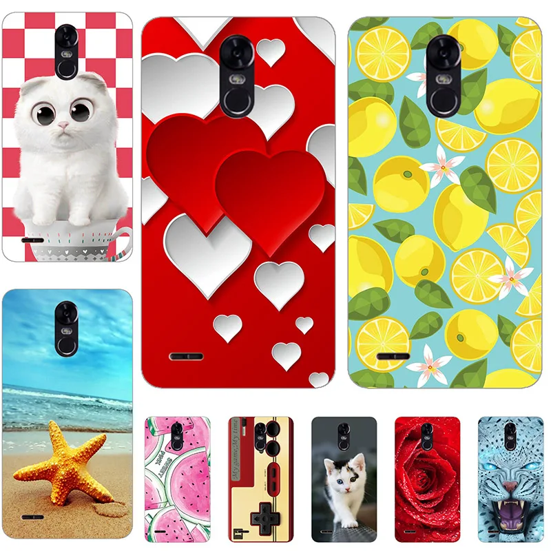 Tpu Cases For Lg Stylus 3 Case Silicone Floral Painted Bumper For Lg Stylo 3 K10 Pro Ls777 M400Dk 5.7 Inch Phone Cover Fundas