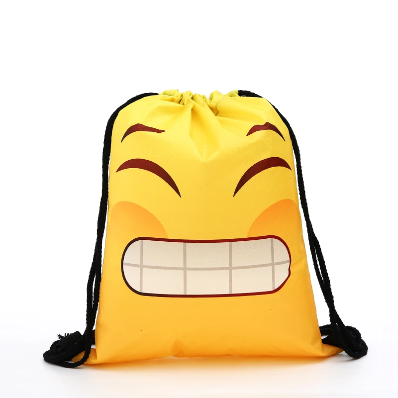 Drawstrin желтый Backpac kdrawstring сумка модные женские Печать Путешествия softback мужские повседневные сумки женские через плечо забавные новые 3D