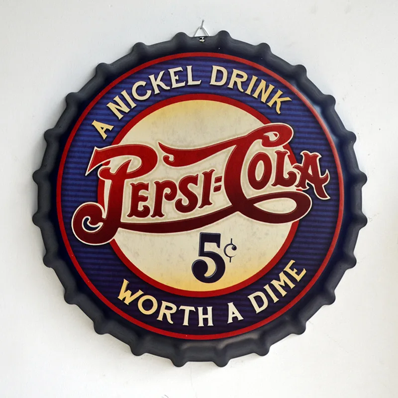 Жестяная Вывеска &quotКока-напиток&quot Винтажная металлическая картина пивная