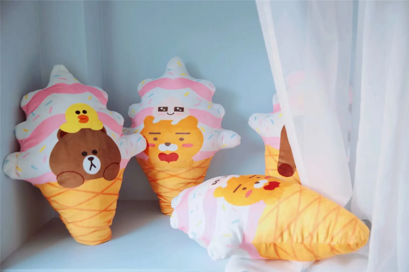INS Южная Корея милый мультфильм коричневый медведь Какау Медведь Подушка плюшевая игрушка для дивана Подушка подарок для девочки