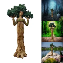 

Tree Elf Statue Personalized Resin Crafts Outdoor Landscape Decoration For Home Garden Courtyard Figuras Decorativas