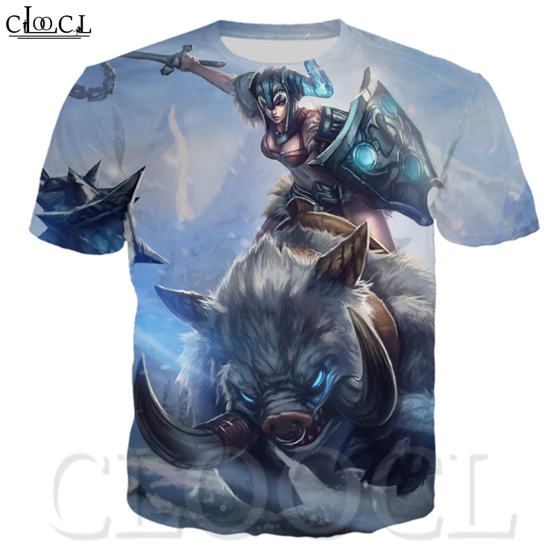 Футболка Мужская/Женская с 3D принтом героев игры популярная Повседневная