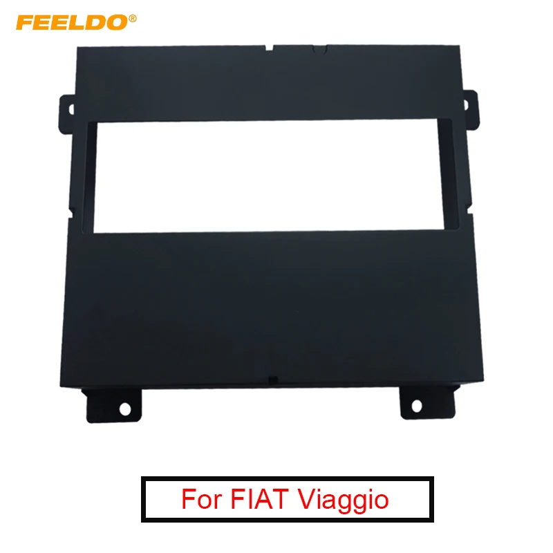 

FEELDO Car One DIN CD Radio Fascia Frame for FIAT Viaggio 2012 Stereo Plate Face Panel Frame Dashboard Installation Trim Kit