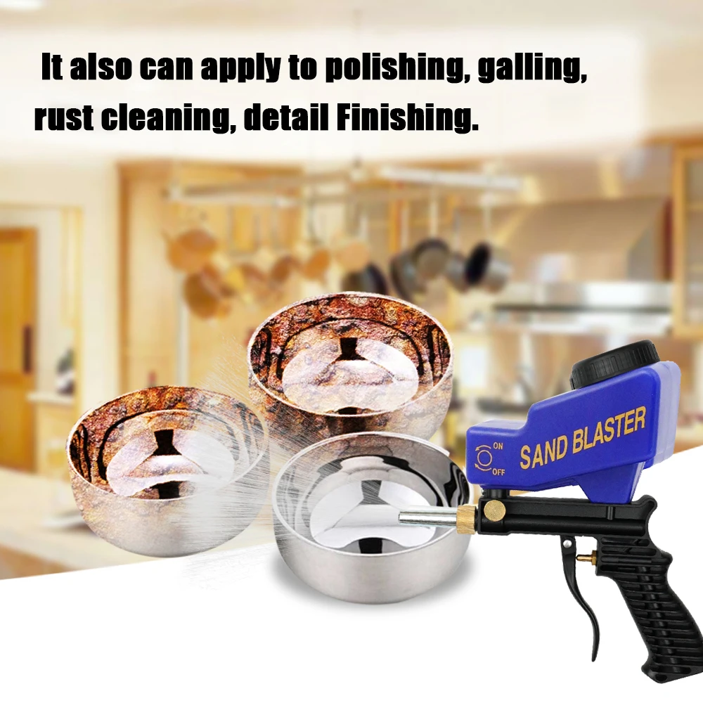 MIini Airbrush Anti rust Air brush Protection Spot Sand Blaster Gravity Type spray gun paint Sandblaster Spray