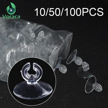 

10/50/100PCS Aquarium Suction Cup Fish Tank Oxygen Pump Soft Pipe Aerator Holder Fixing Frame Fixation Sucker Tube Holder