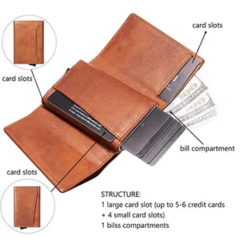 

Multi-function card set of cases the wallet card abroad RFID screen guard against degaussing brush credit card wallet