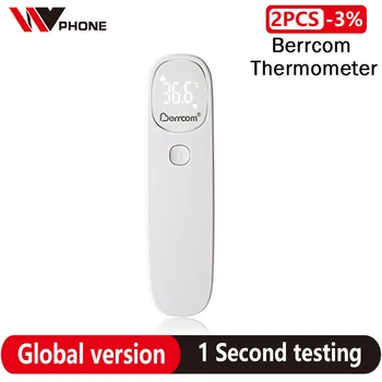 

Berrcom JXB-311 Non-Contact Infrared Thermometer Accurate Digital LED Display Screen Fever Indicator Measurement Thermograph