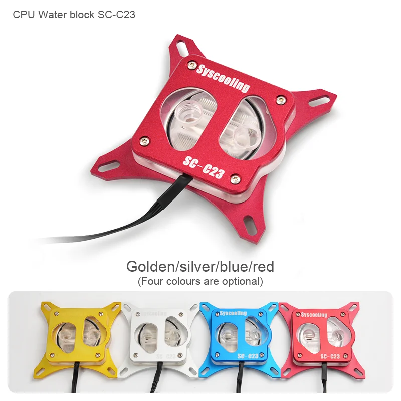  Syscooling hard tube water cooling kit for PC CPU water cooling system with RGB suport CPU liquid c