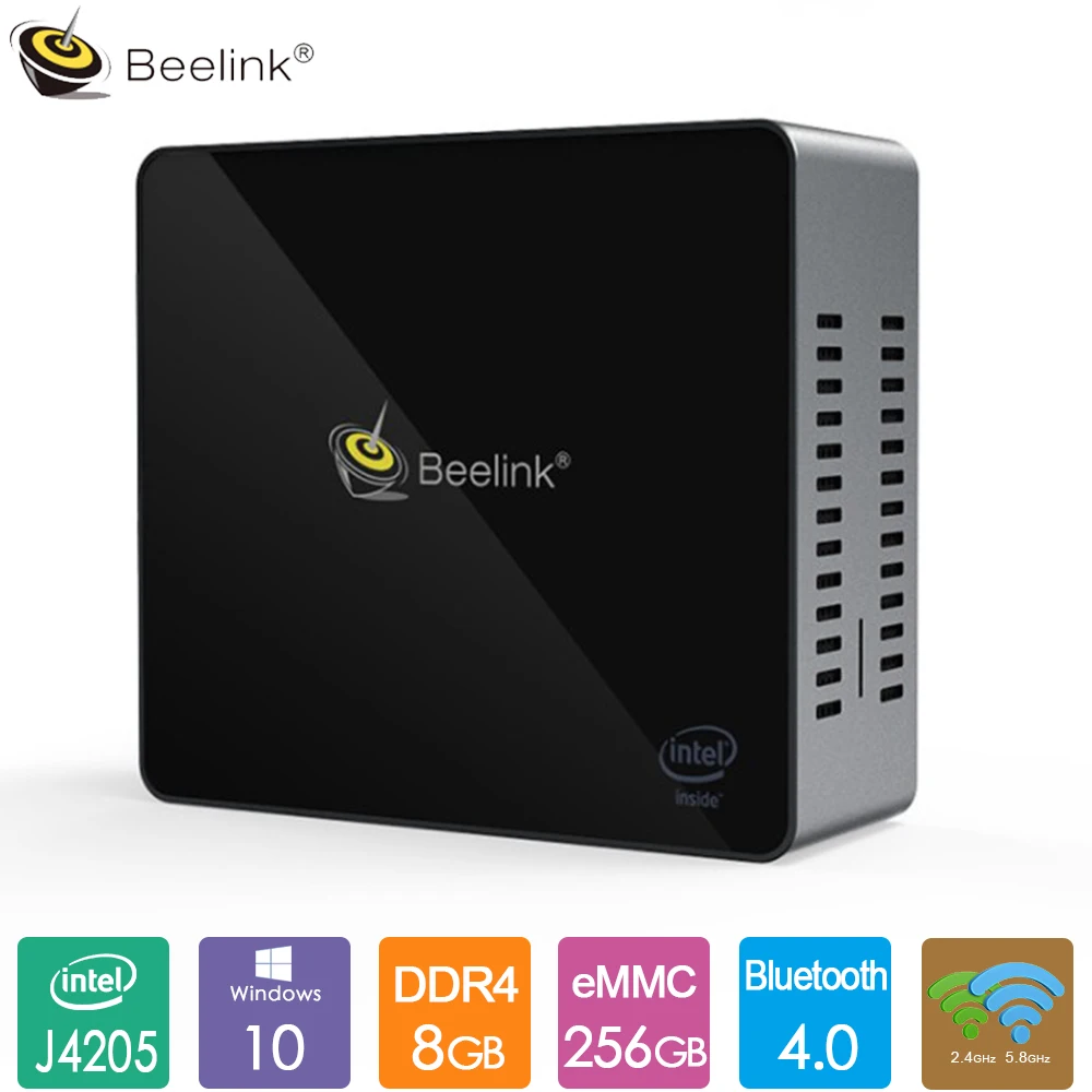 Мини-компьютер Beelink J45 Intel J4205 Windows 10 4 GB/8 GB DDR4 128 GB/256 GB 2,4G 5,8G Dual WiFi BT4.0 поддержка Netfix 4K H.265