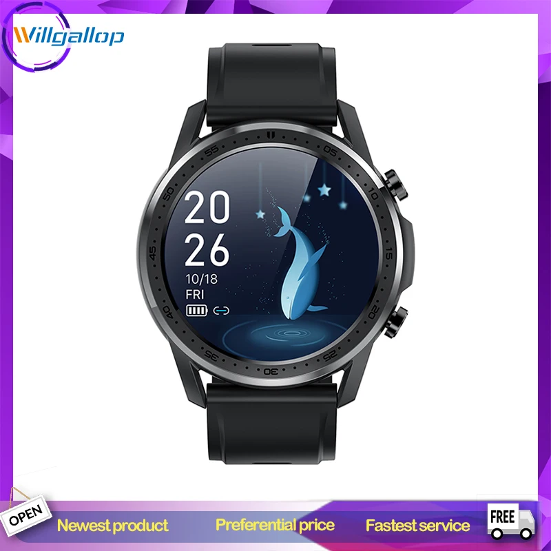 Willgallop 2021 Youth2 Thermometer Smartwatch Multi Dials Waterproof Full Touch Watch BT Sports Tracker for IOS Andriord