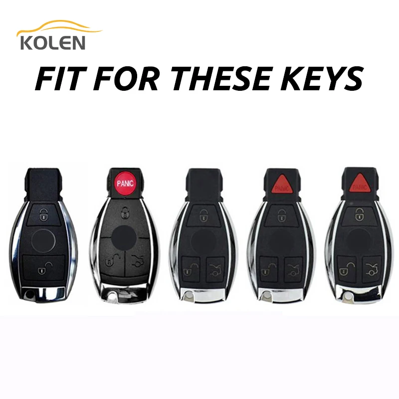 TPU Car Remote Key Case Cover Fob For Mercedes Bnez CLA GLC GLA GLK W203 W210 W211 W204 W176 A B C R Class AMG key case key case cover remote control case cover