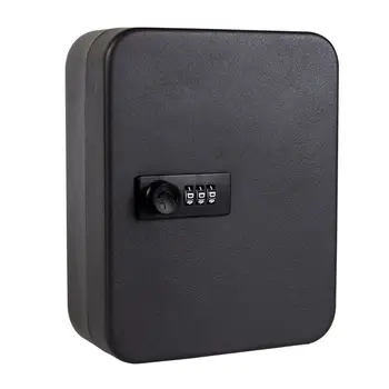 

Wall Mounted Combination Lock Key Safe Box Lockable Password Key Container Case