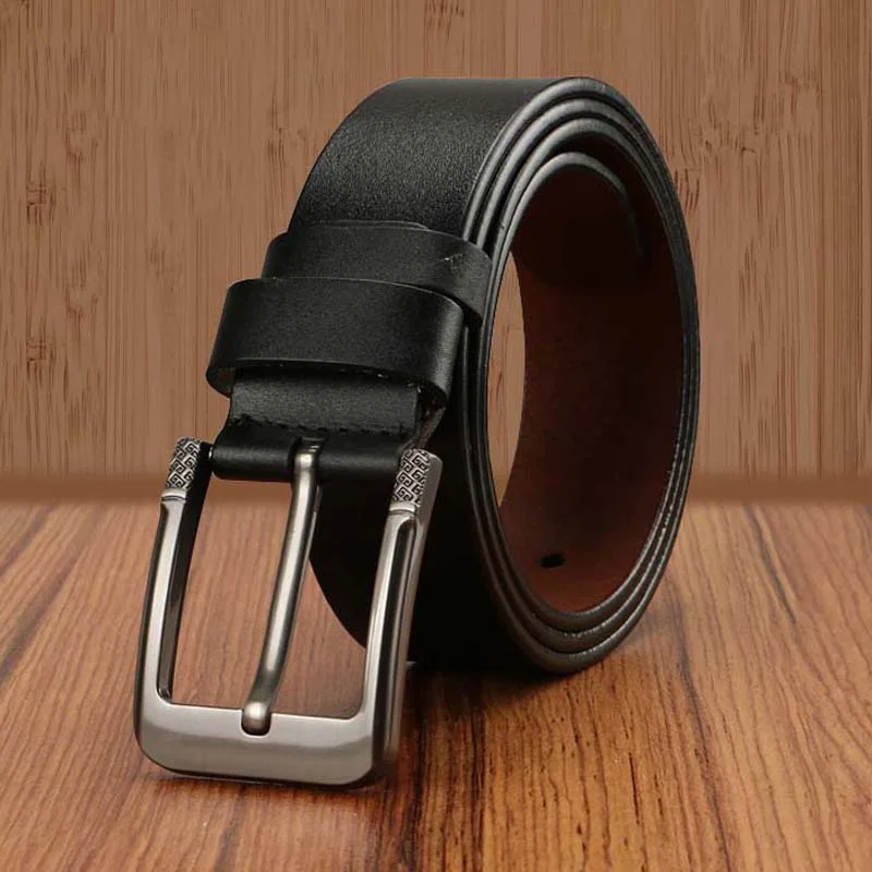 

2019 New High Quality Genuine Leather Belt Luxury Designer Belts Men New Fashion Strap Male Jeans For Man Cowboy Free Belt Men