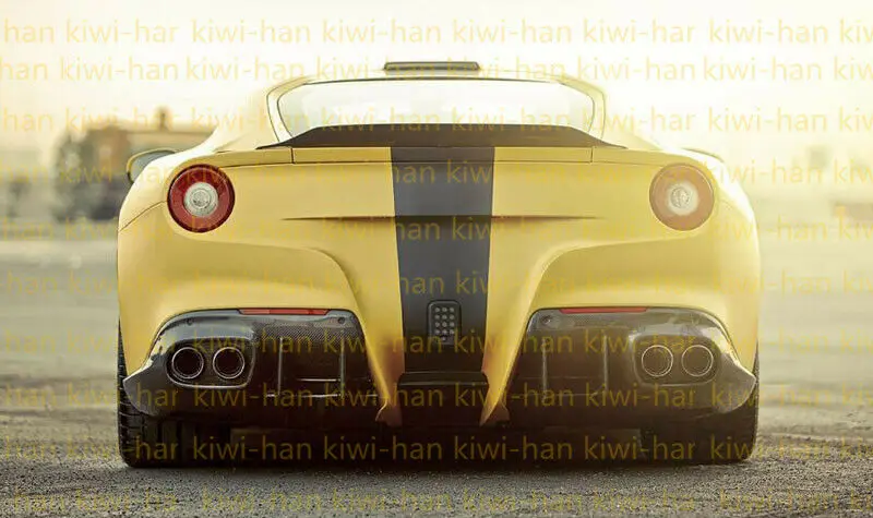 Для Ferrari F12 Berlinetta 2013 настоящее углеродное волокно высокое качество задний тормоз противотуманный Абажур 1 шт
