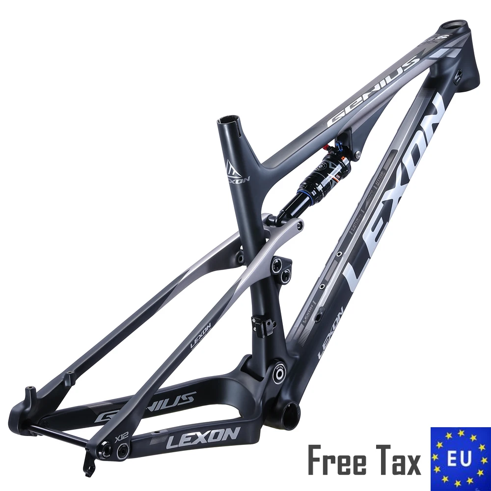 2021 LEXON Genius полная подвеска 29er рамы для горного велосипеда BB92 карбоновая рама XC |