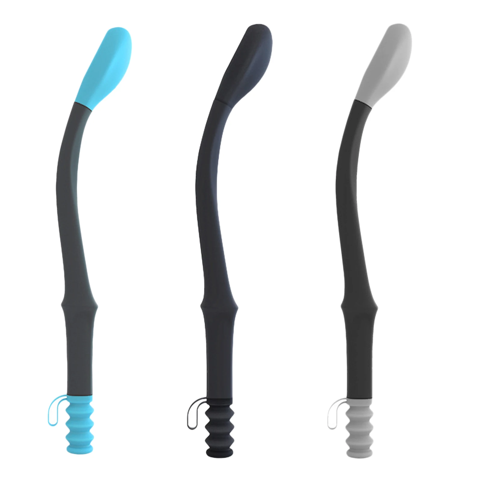 Toilet Wiping Aid Tools with Button at End Long Reach Bottom Wiper Comfort Wipe Extends Reach Over 15" Grips toilet wiping aid
