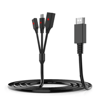 

Suitable for Switch/Lite Three-In-One Charging Cable, Rechargeable NS Joy-Con Handle/Host/Mobile Phone, Etc.