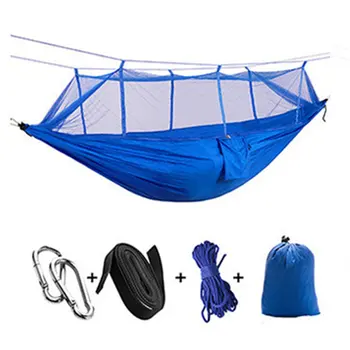 

Hammock Parachute Cloth With Mosquito Net Lightweight And Breathable Outdoor Camping Aerial Tent Swing