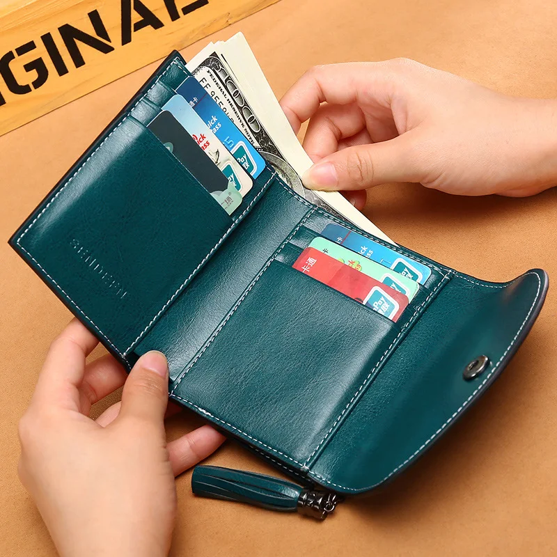 Оптовая продажа дешевые простые цветные женские короткие кошельки | Багаж и