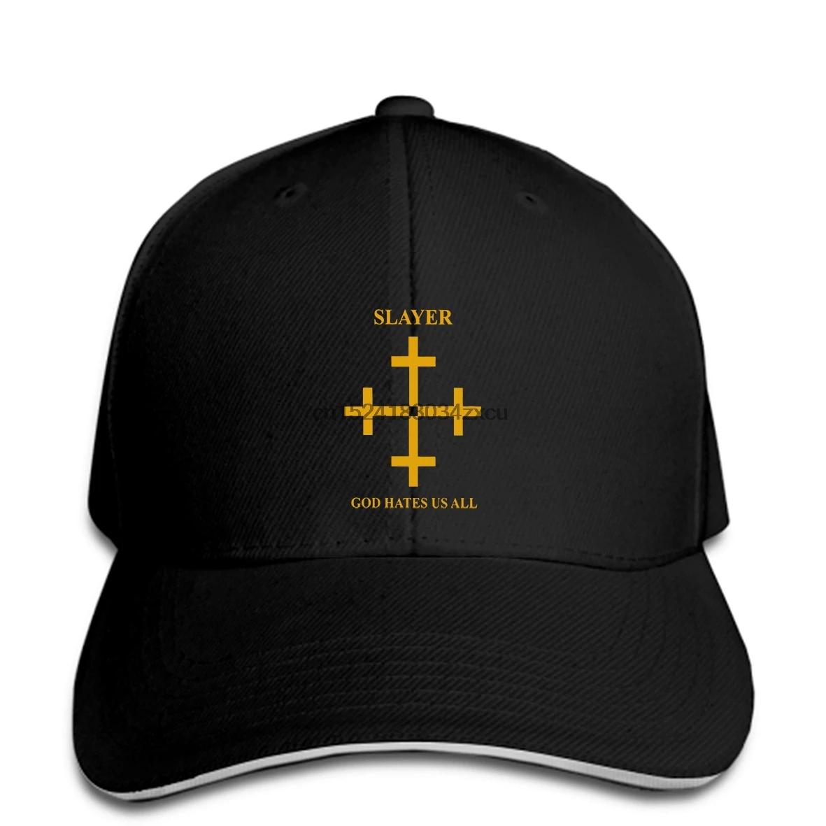 Бейсболка новинка Мужская бейсболка Slayer God Hates All альбомная металлическая рок