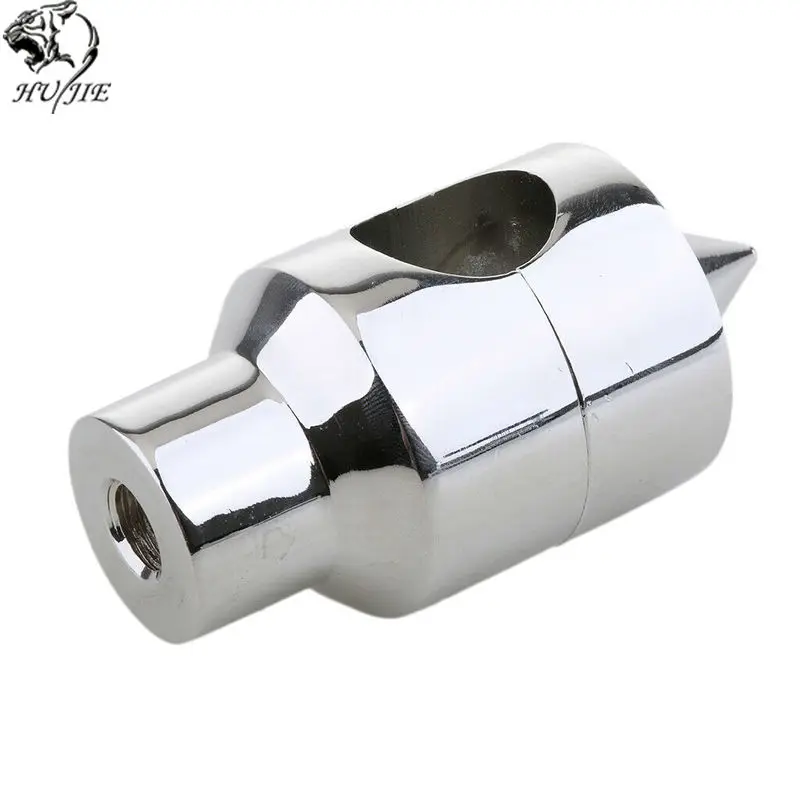 Короткий Спайк круглый " руль стояк для Harley Kawasaki Suzuki Yamaha Honda хромированный