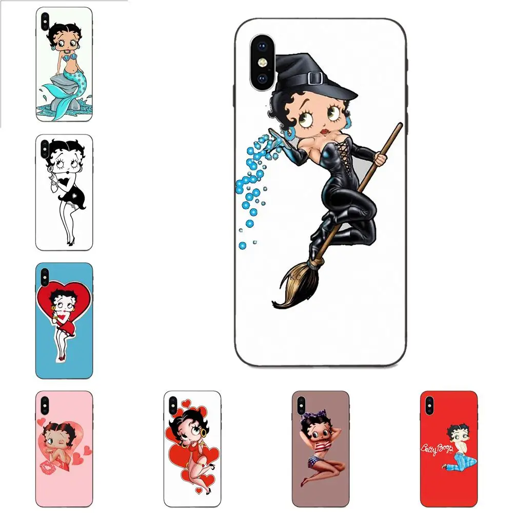 

For Galaxy A3 A5 A6 A6s A7 A8 A9 A10 A20E A30 A40 A50 A60 A70 A80 A90 Plus 2018 TPU Covers Betty Boop V3