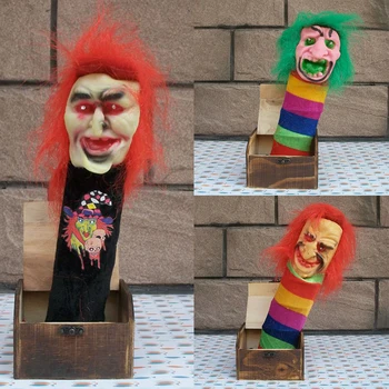 

Spoof April Fools Day Decoration Children Wooden Gifts Halloween Tricky Horror Toy Surprise Joke Prank Scare Box Kids Scary