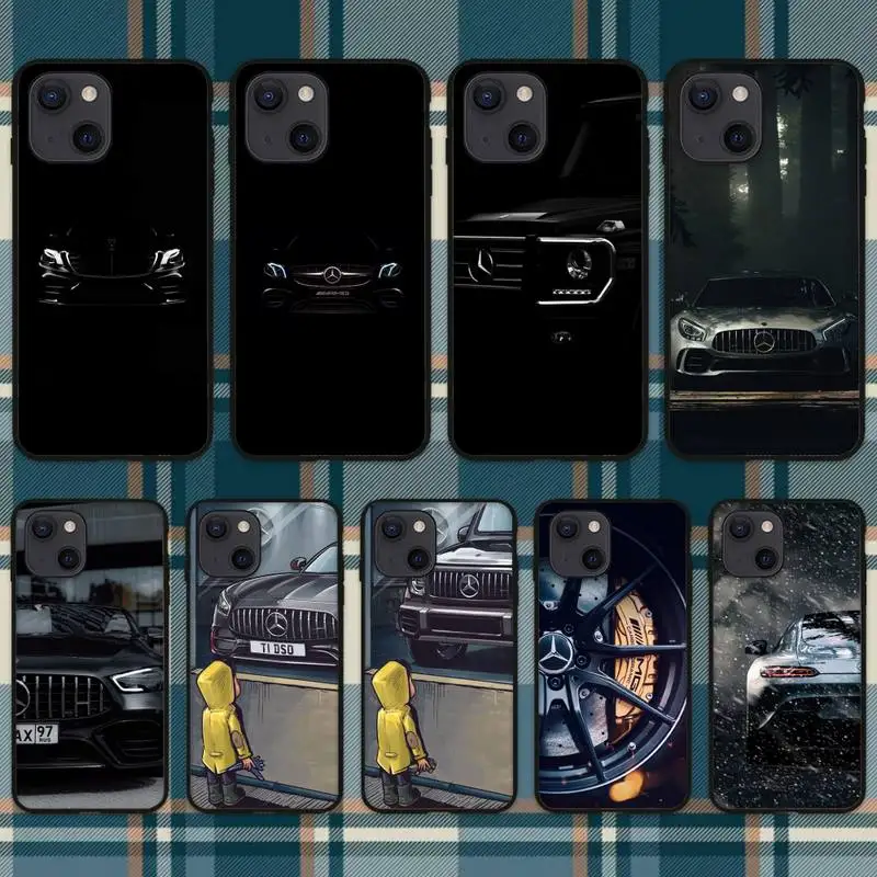 Luxury Sport Car Benz-M-Mercedes Phone Case For iPhone 11 12 Mini 13 Pro XS Max X 8 7 6s Plus 5 SE XR Shell |