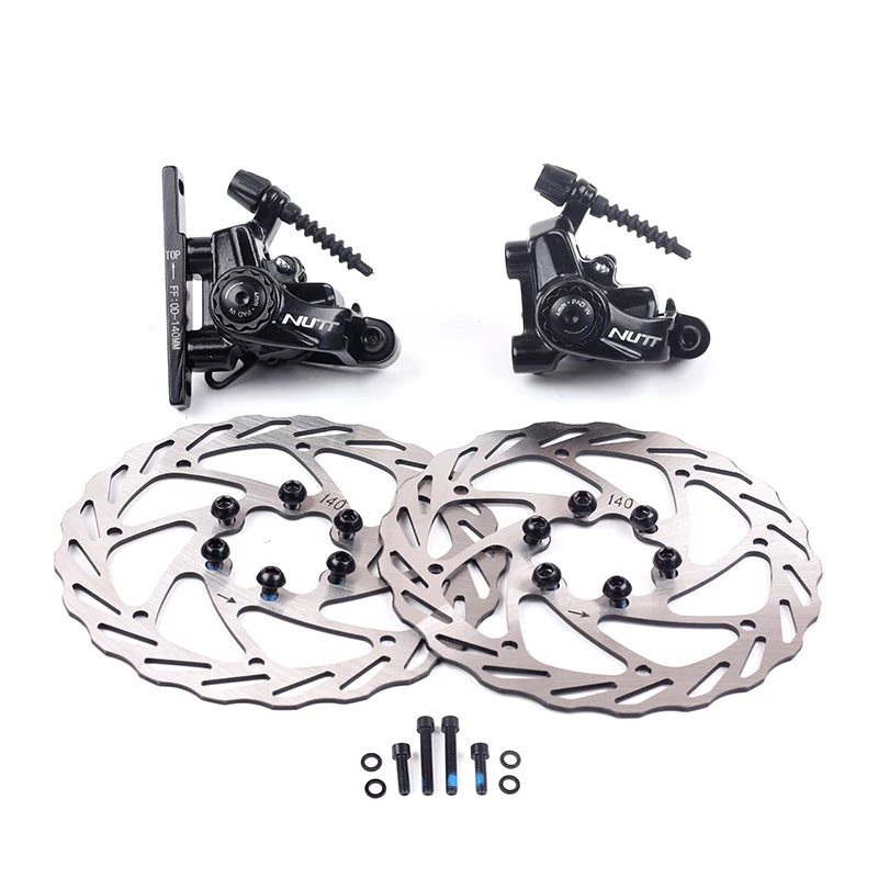Nutt Mechanical Road Bike Disc Brake Double Action Flat Mount 140mm 6