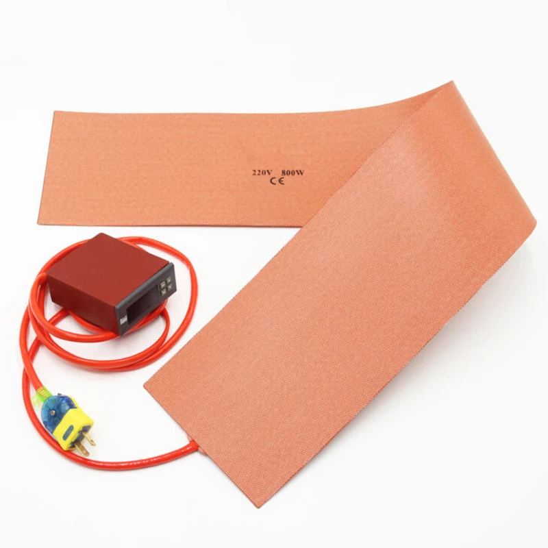

800W 220V Guitar Side Rim Bending Press Silicone Heater Blanket US Plug Home Garden Supplies