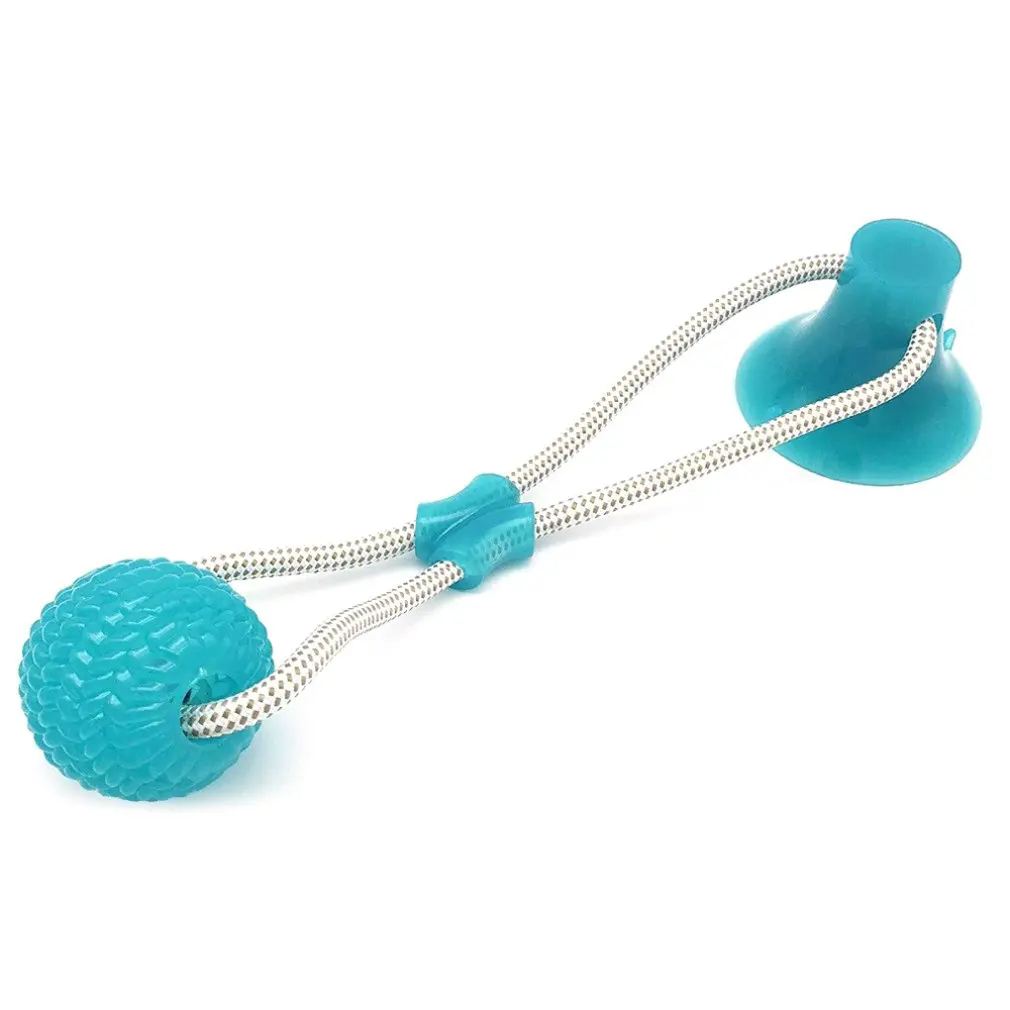 

Multifunction For Bite Molar Rubber Toys For Dog Toy Chew Teeth Cleaning Safe Elasticity Puppy Soft Suction Cup Dog Biting Toy