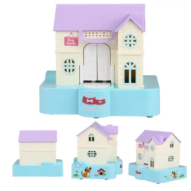 Cute House Dog Stealing Coin Money Saving Box Electric Piggy Bank Toy Kids Gift 4