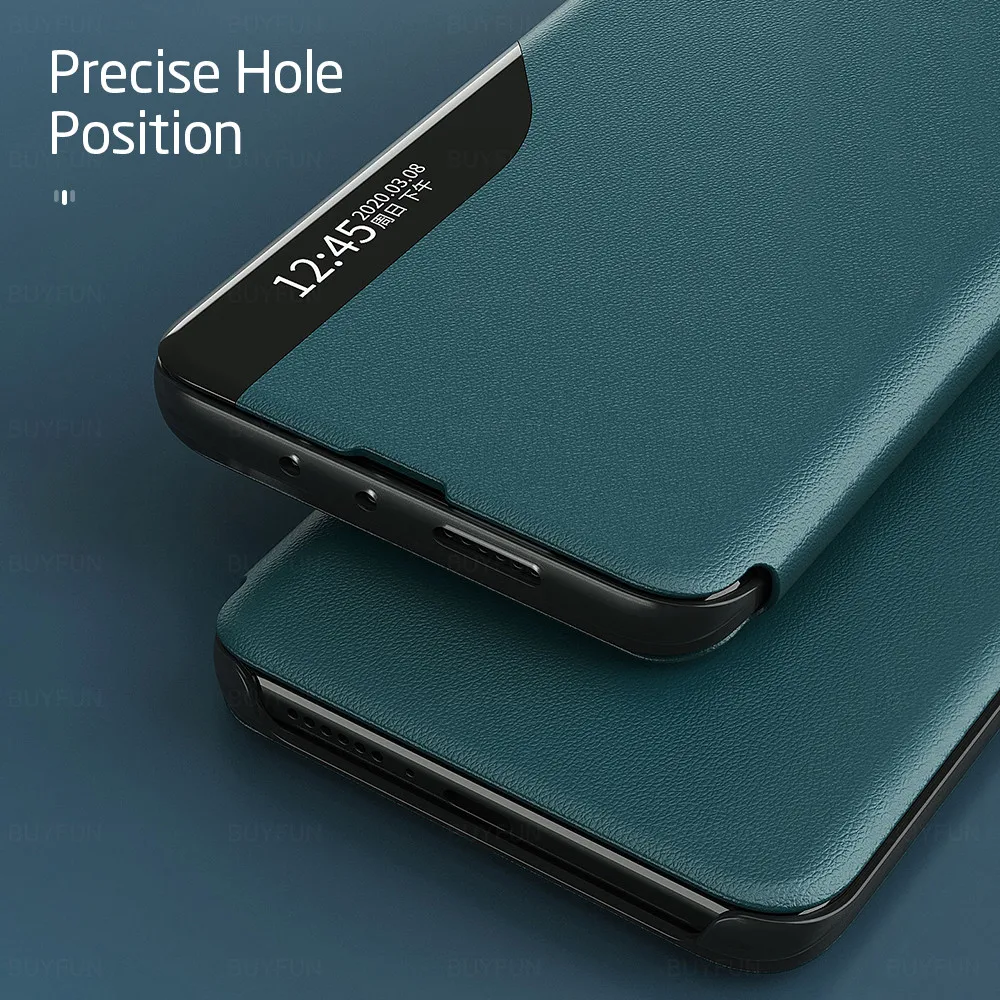 Luxury Smart View Magnetic Flip Case For Xiaomi Poco M3 X3 NFC Pocom3 Pocox3 Mi PocoPhone X M 3 Stand Leather Phone Cover Coque