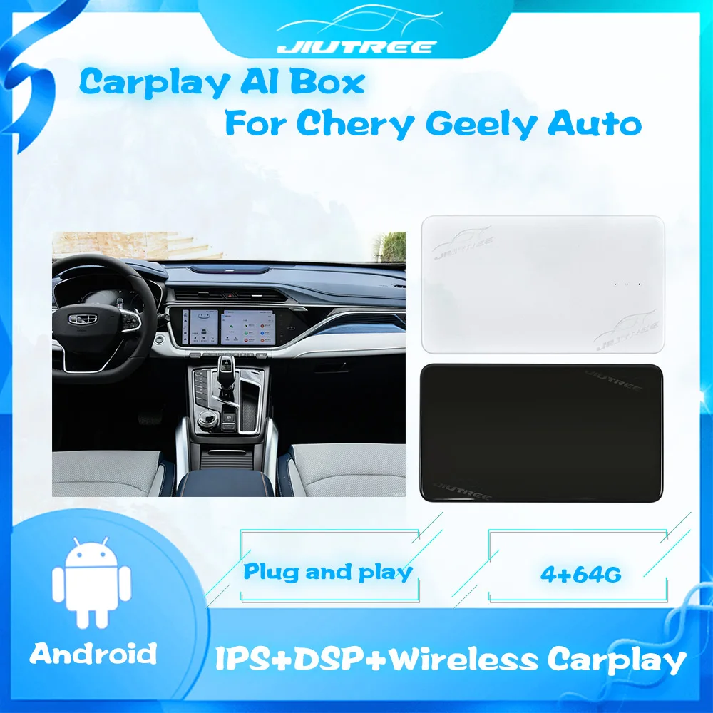 Car Tv Video Box For Chery Geely Auto New Version 4+64g Android Auto