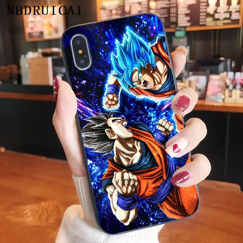 NBDRUICAI Dragon Ball Z Super DBZ Goku высококачественный чехол для телефона iPhone 11 pro XS MAX 8 7 6 6S Plus X 5