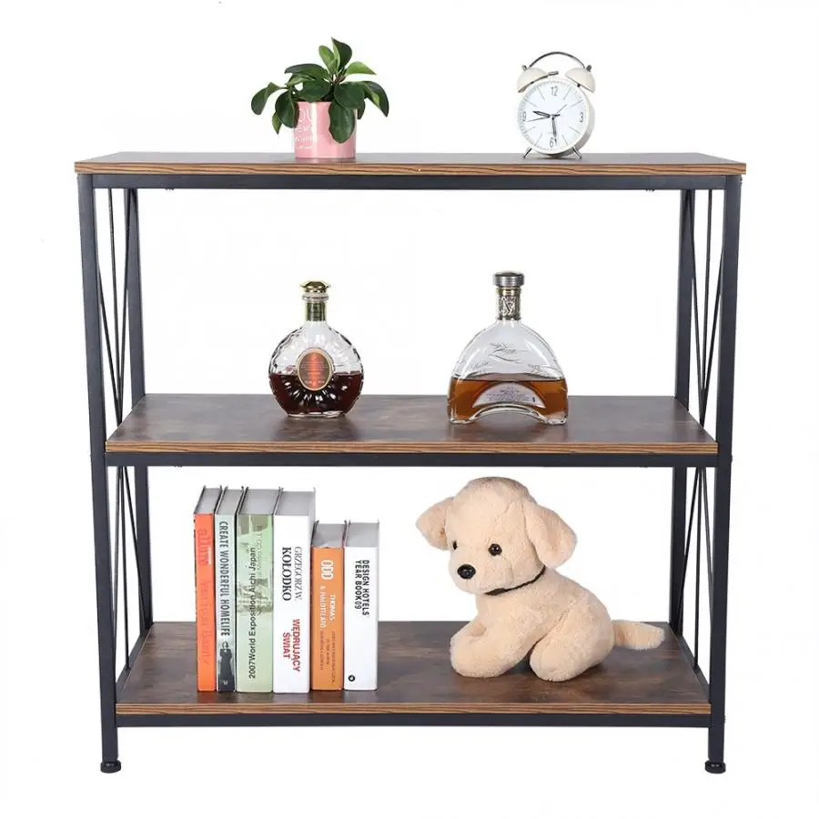 3 яруса промышленный стиль полка консоль диван стол книжный шкаф винтажная