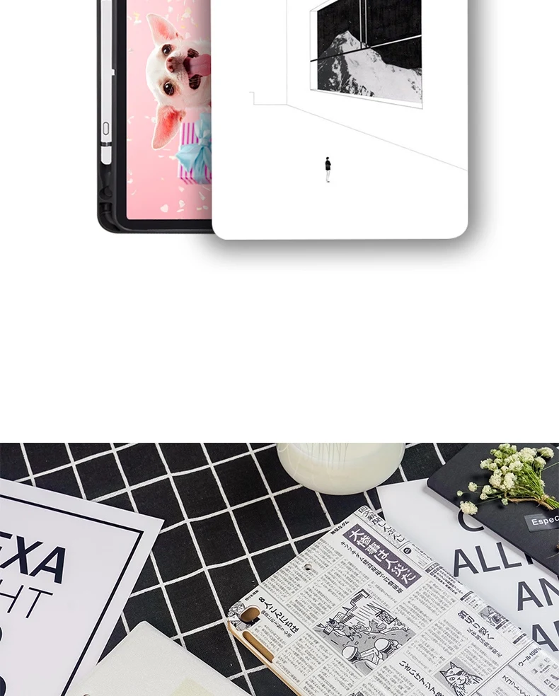 Автоматический будильник смарт-чехол с подставкой для Планшеты ipad Mini1 на возраст 2, 3, 4, 5, ipad air 2 3 pro 10,5 Мультфильм защитный чехол для ipad 2, 3, 4 18 9,7