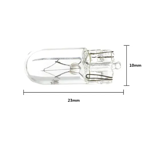 10 X White T10 W5W 501 194 Clear Signal Lamp Glass 12V 5W Warm White W2.1x9.5d Single Filament Car Bulb Auto Light - Image 4