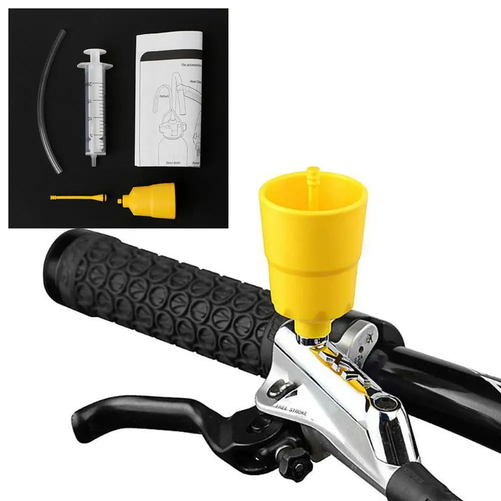 

1Set Bicycle Disc Brake Oiling Tool Oil Plug Funnel Bleed Kit For Shimano Tektro
