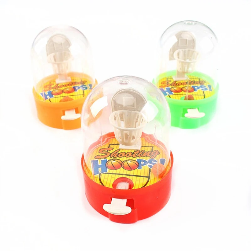 3Pcs Mini Basketball Machine Stand Set Toys Hand-Eye Matching Fingertip Basketball Catapult ShootingTable Toy Sports Gifts