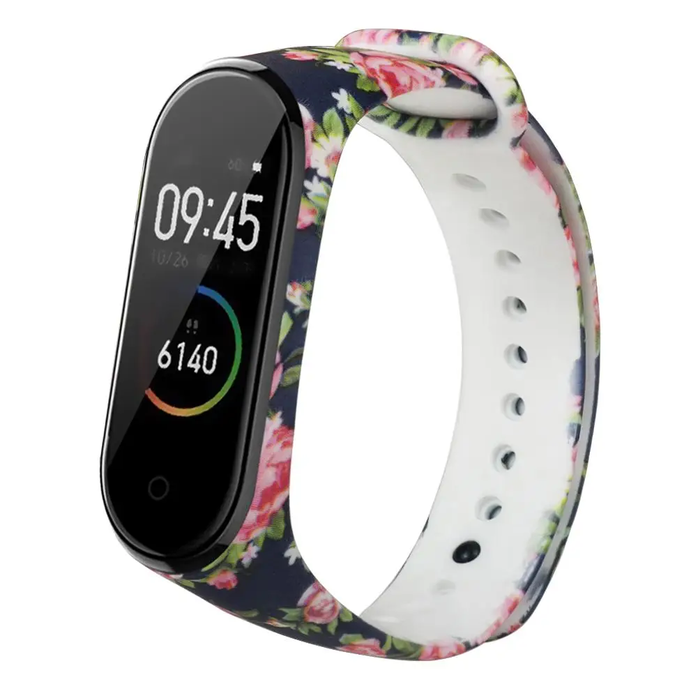 Силиконовый ремешок для Xiaomi Band 4 M4 в виде браслета с персональной надписью сменный спортивный наручный ремешок для Xiaomi браслет