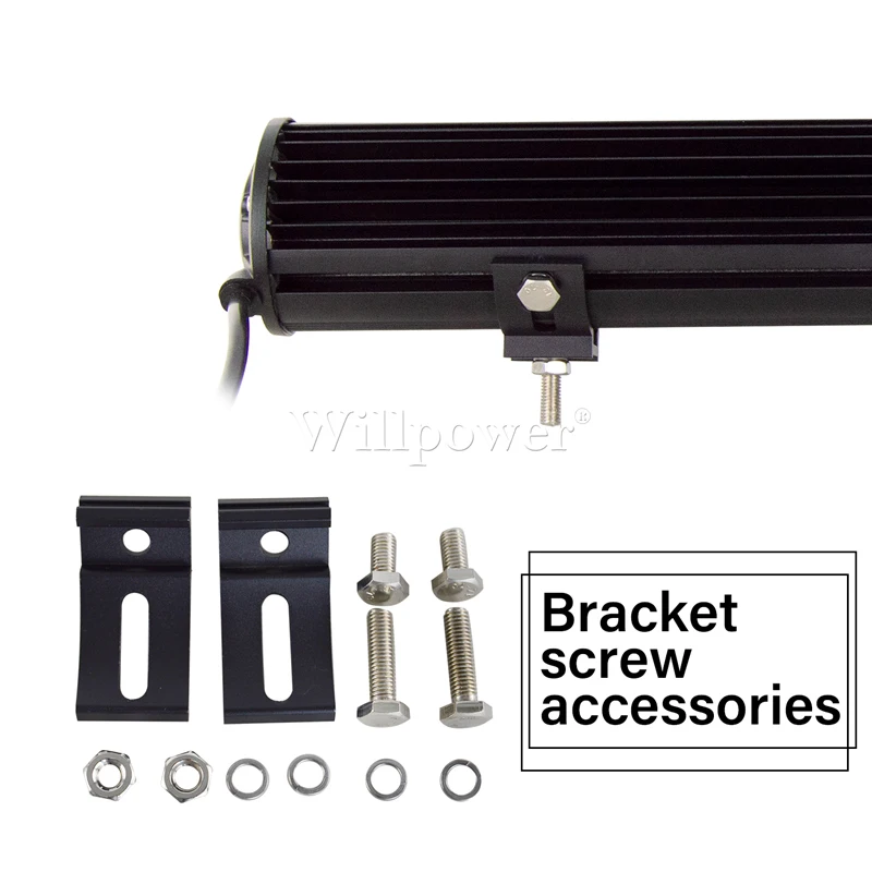 SUV Car Bumper 23 "светодиодный противотуманный светильник бар с номерной пластиной